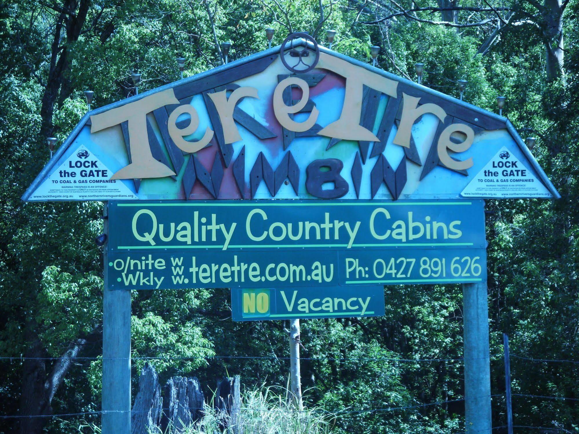 Teretre Cabins Nimbin Villa Buitenkant foto